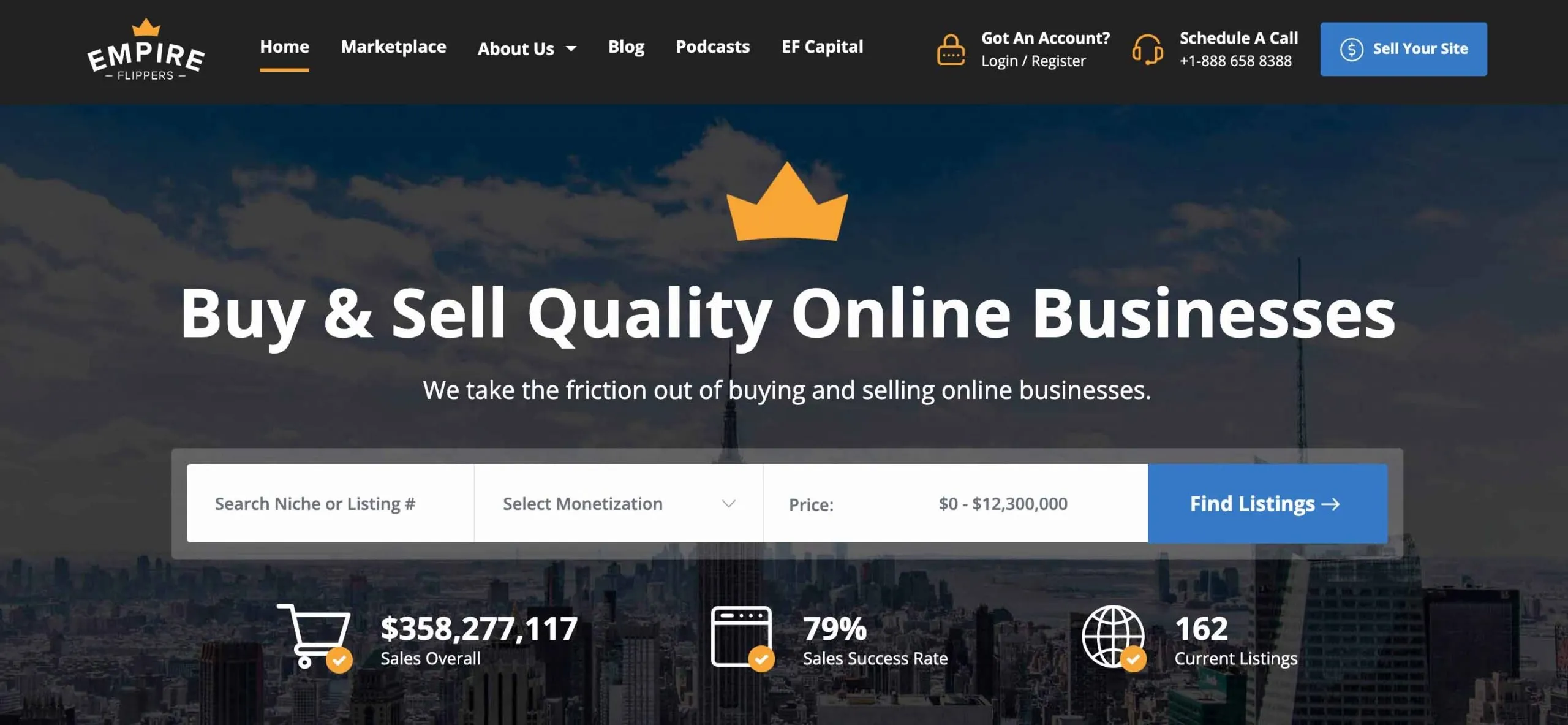 Empire Flippers - Best platforms to sell/buy websites
