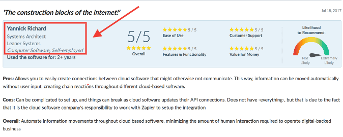 Capterraレビュー