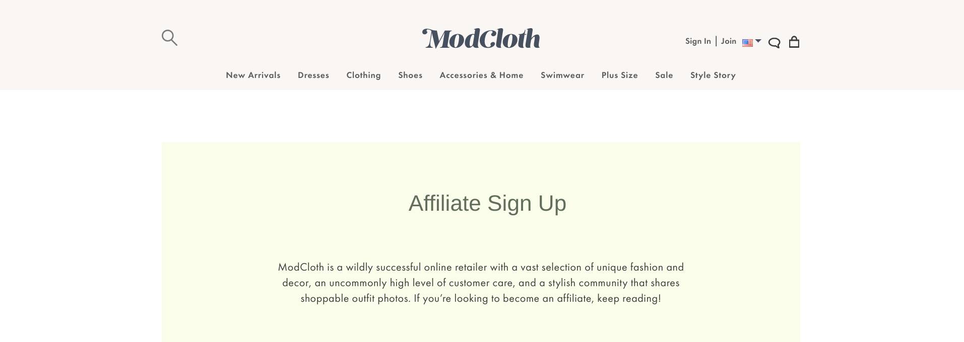 modcloth ortaklık programı