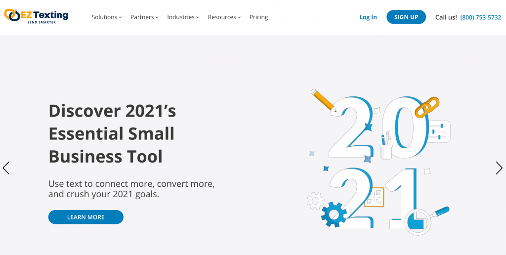 تطبيق ويب التسويق عبر الرسائل النصية القصيرة EZ.