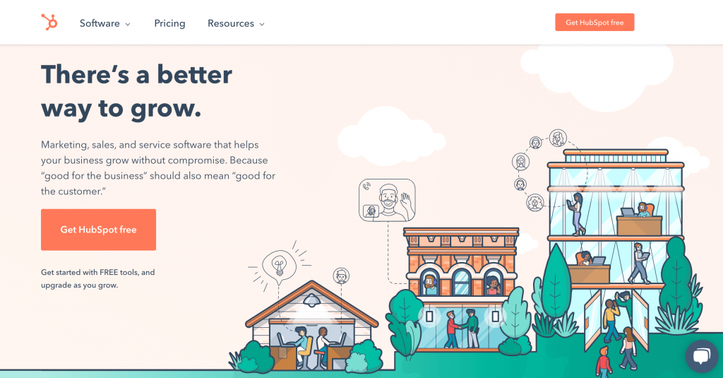Blog dotyczący marketingu i sprzedaży Hubspot.