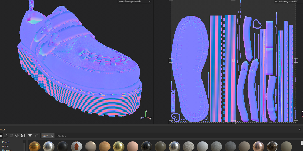 法線マップの視覚化