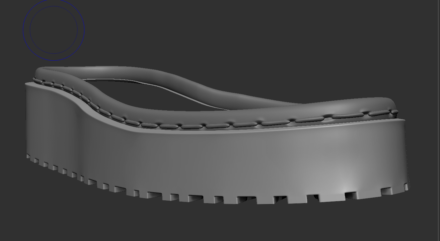 高解像度の靴底