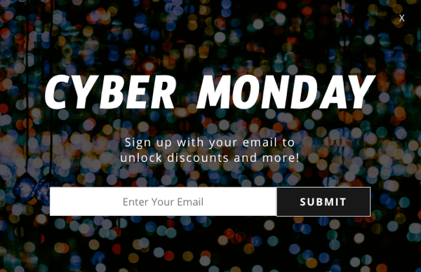 Cyber ​​Monday vorgefertigt