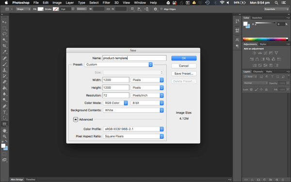 Szablon fotografii produktu 1