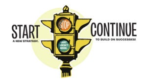 Un feu de circulation.