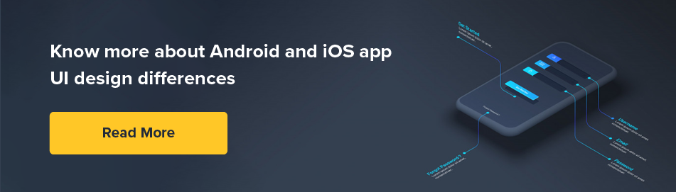 Differenza di design delle app Android e iOS Android and iOS App Design Difference