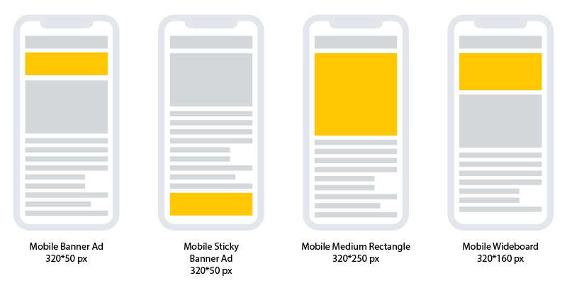 Werbebanner banner ad