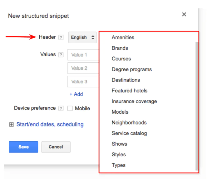 rozszerzenie reklamy