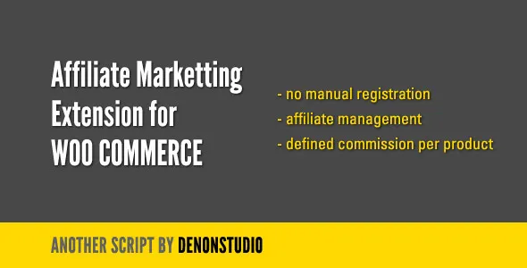 Satış Ortağı Pazarlama uzantısı Affiliate Program Extension