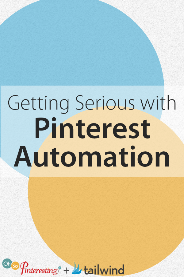 Devenir sérieux avec Pinterest Automation OSP 095