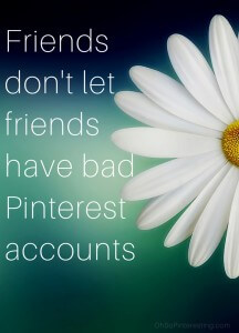 Les amis ne laissent pas leurs amis avoir une mauvaise citation de comptes PInterest