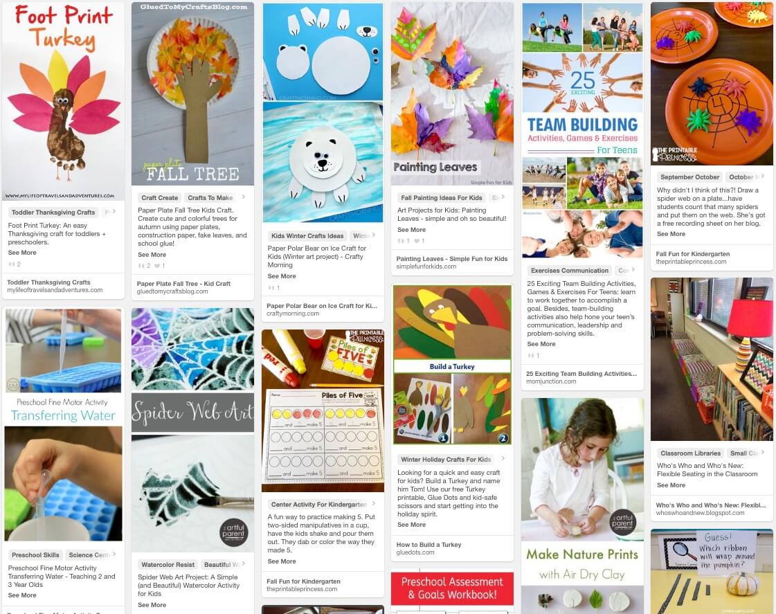 В тренде на Pinterest в сфере образования в октябре