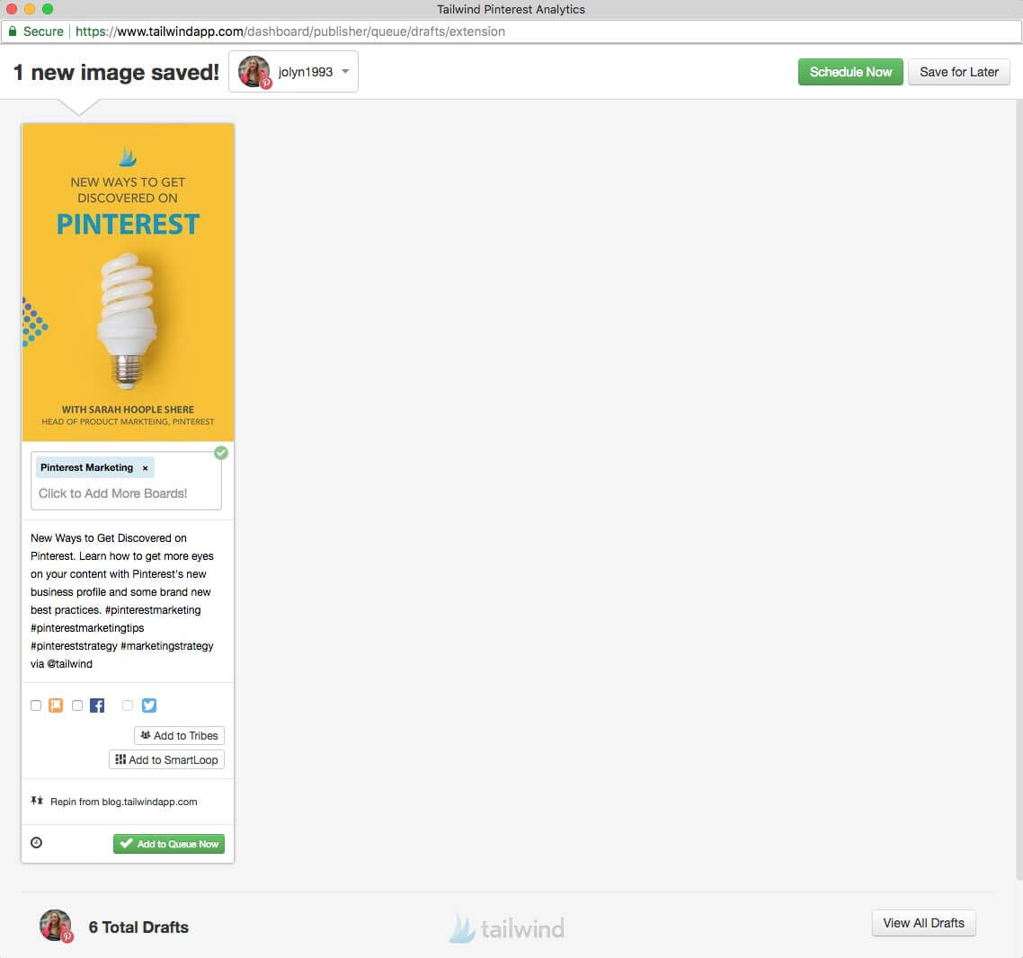 Tambahkan papan, deskripsi Pin, jadwalkan ke halaman Facebook bisnis Anda