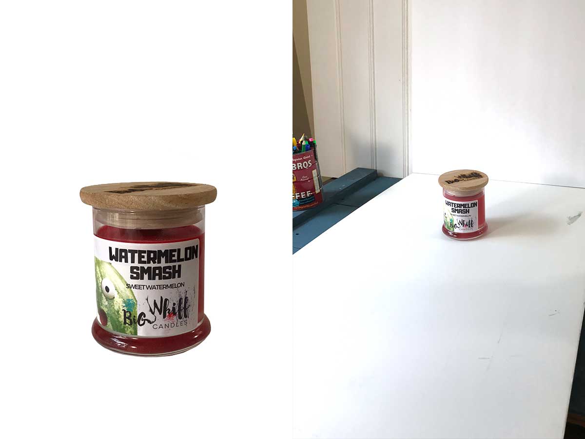 Pengaturan Pemotretan Fotografi Produk Terisolasi