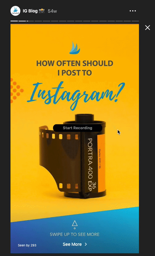 Contoh Video Cerita Instagram