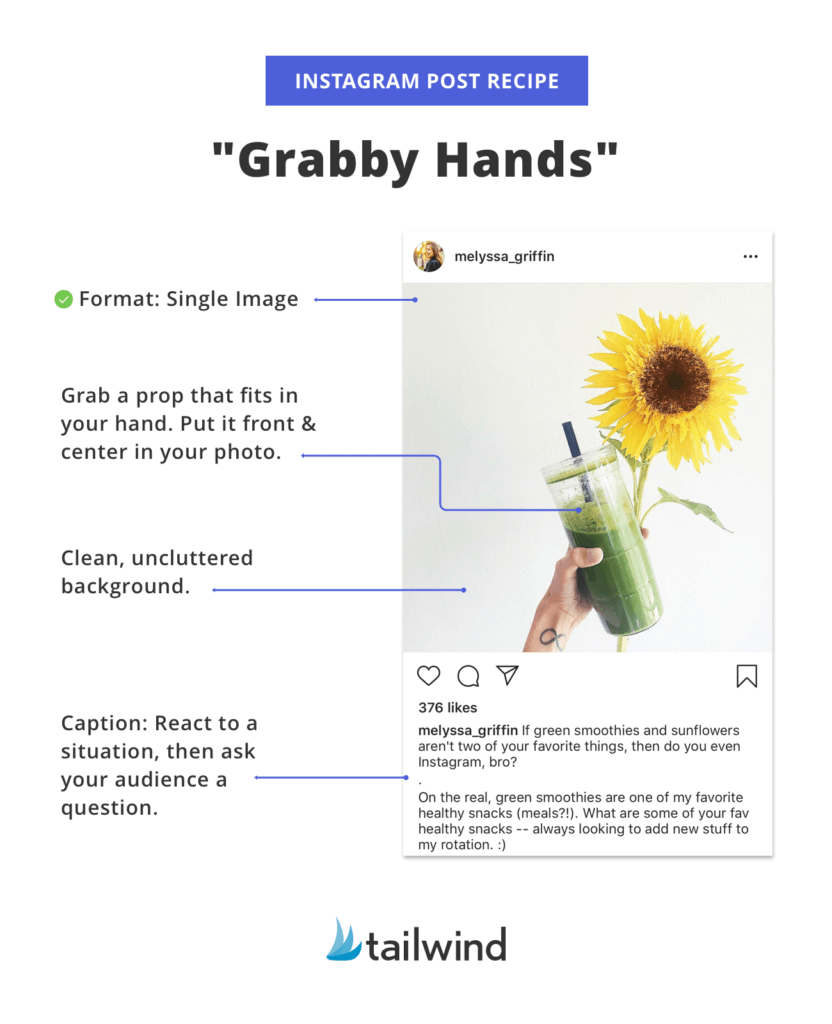 Resep Postingan Instagram: Grabby Hands