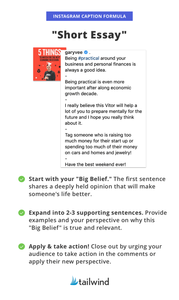 Формула подписи в Instagram: короткое эссе