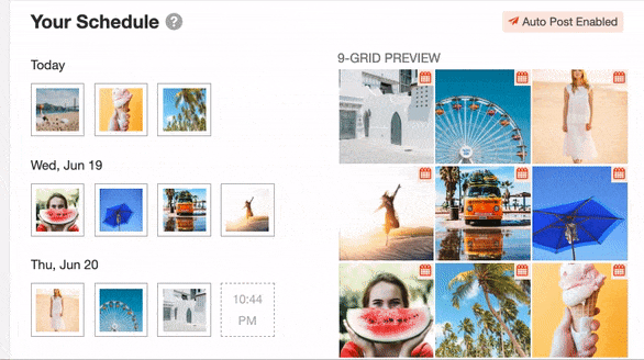 Anteprima a 9 griglie in Tailwind - Intervista all'influencer di Instagram