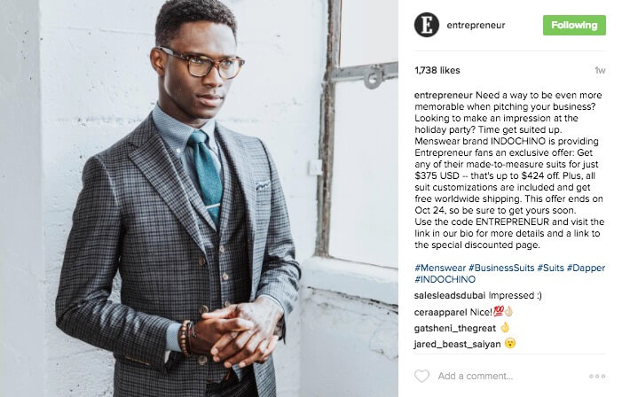 Imprenditore Instagram Link in Bio