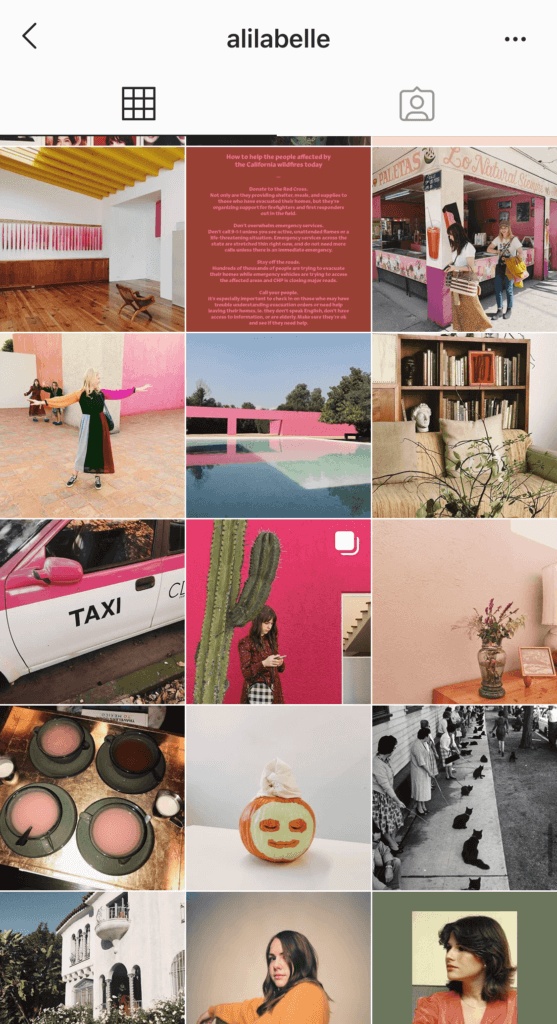 Instagramのテーマを変更する