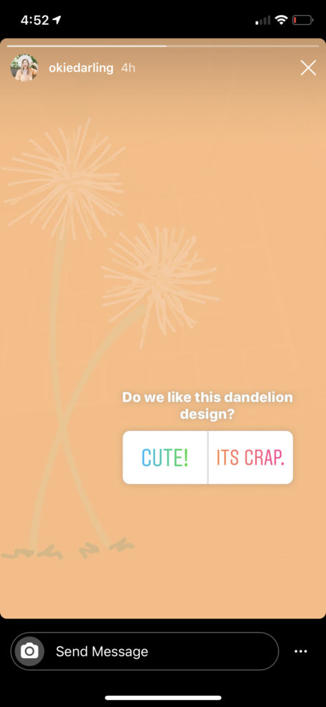 أسئلة الاستطلاع على Instagram