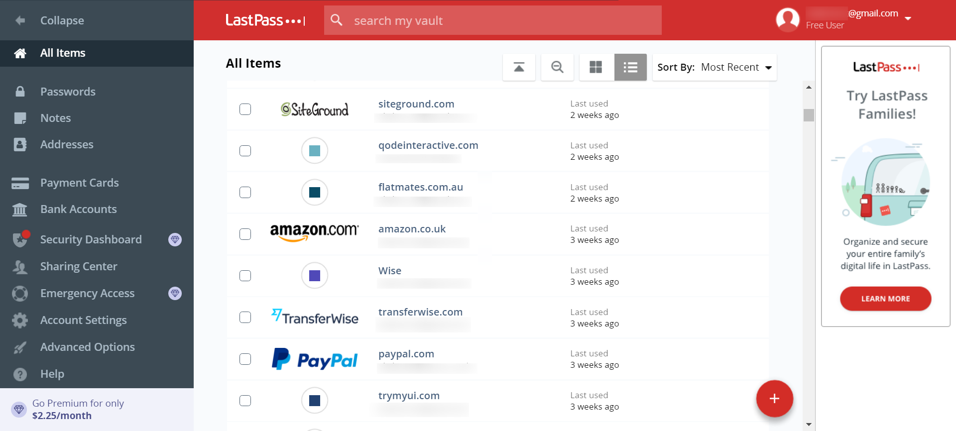 LastPass screenshot "يجب أن يكون لديك 20 أدوات تسويق عبر وسائل التواصل الاجتماعي" في المدونة