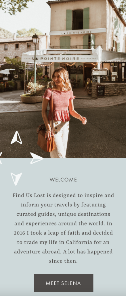 لقطة شاشة لدراسة حالة سيلينا تايلور من موقع الويب 2