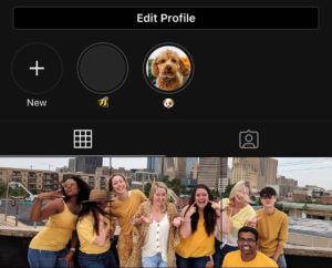 9 grades com imagens em três linhas