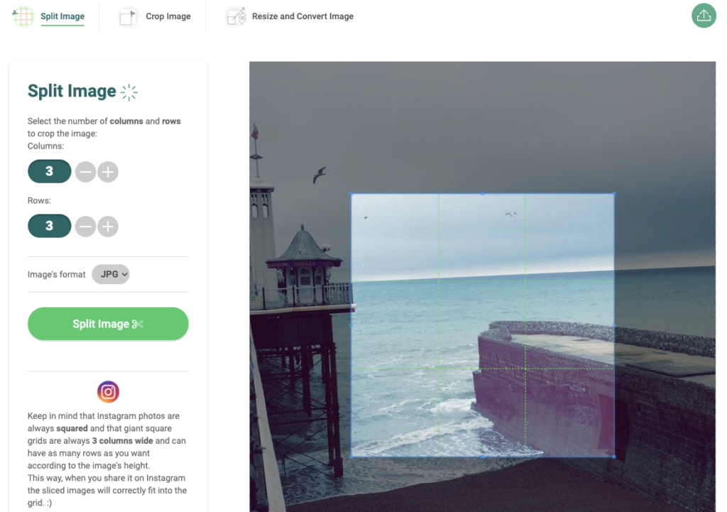 redimensione e ajuste o corte da sua imagem