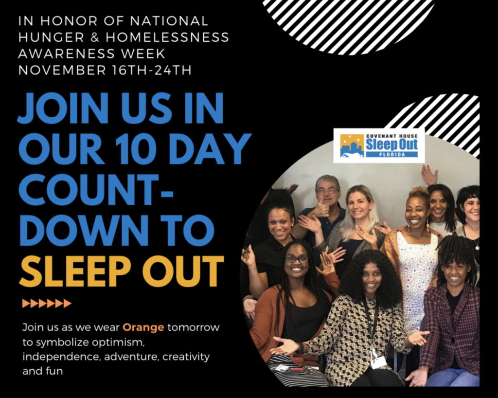 Le date di marketing di novembre dopo la settimana nazionale di sensibilizzazione sulla fame e sui senzatetto