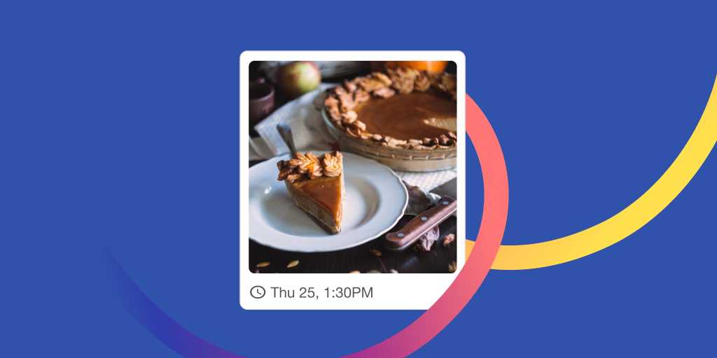 Data di marketing di novembre Intestazione del post