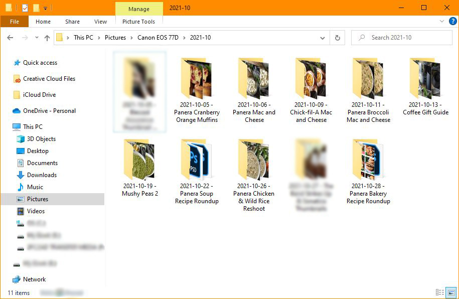 Assapora lo screenshot degli album fotografici del case study di Flavor