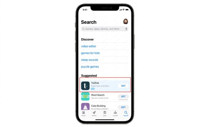 توصية متجر التطبيقات