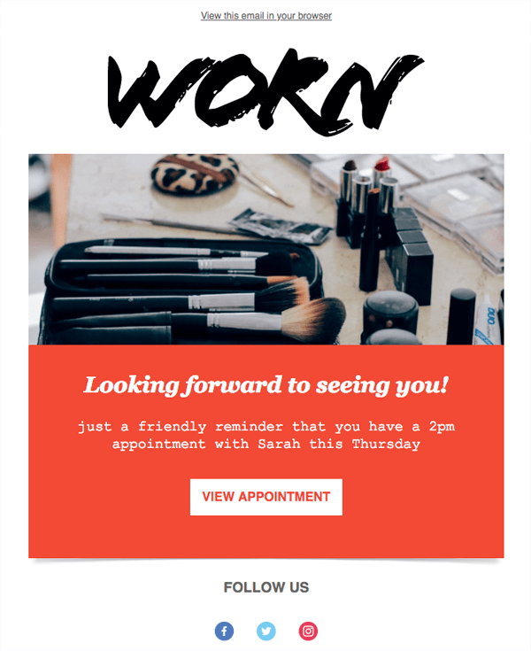 ลิงก์โซเชียลในอีเมล