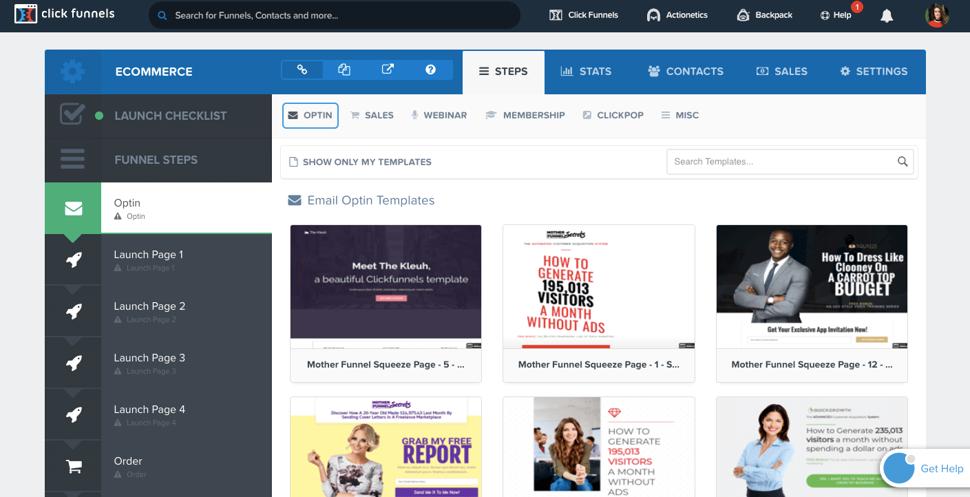 セールスファネルソフトウェア:クリックファネル