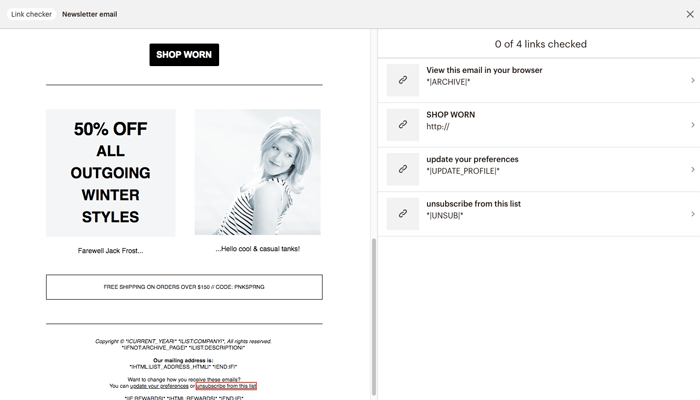 convertkit 대 mailchimp mc 테스트