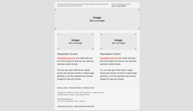 Mobile Mailchimp-E-Mails