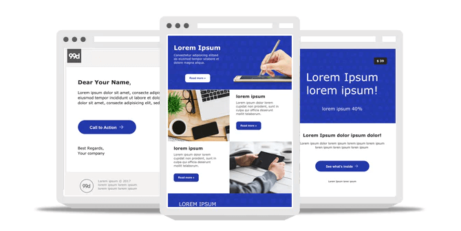 E-Mail-Vorlagen von 99designs