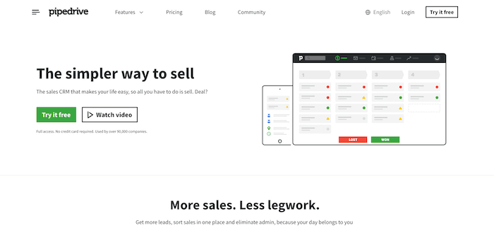 โปรไฟล์ pipedrive
