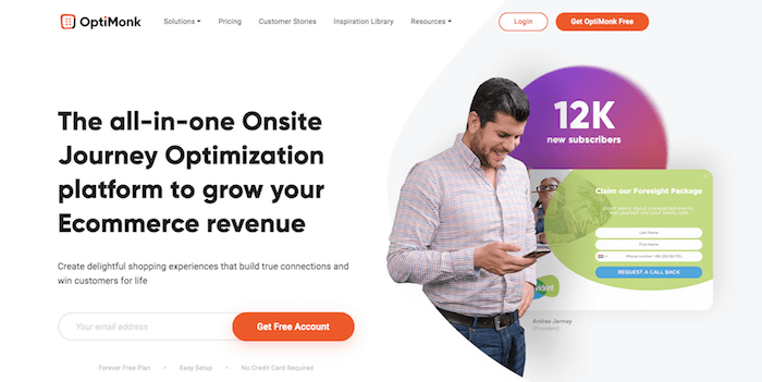 optimonkフォームビルダー