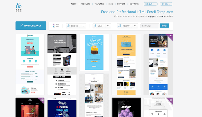 꿀벌 이메일 템플릿