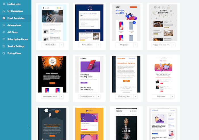 센드펄스 이메일 템플릿