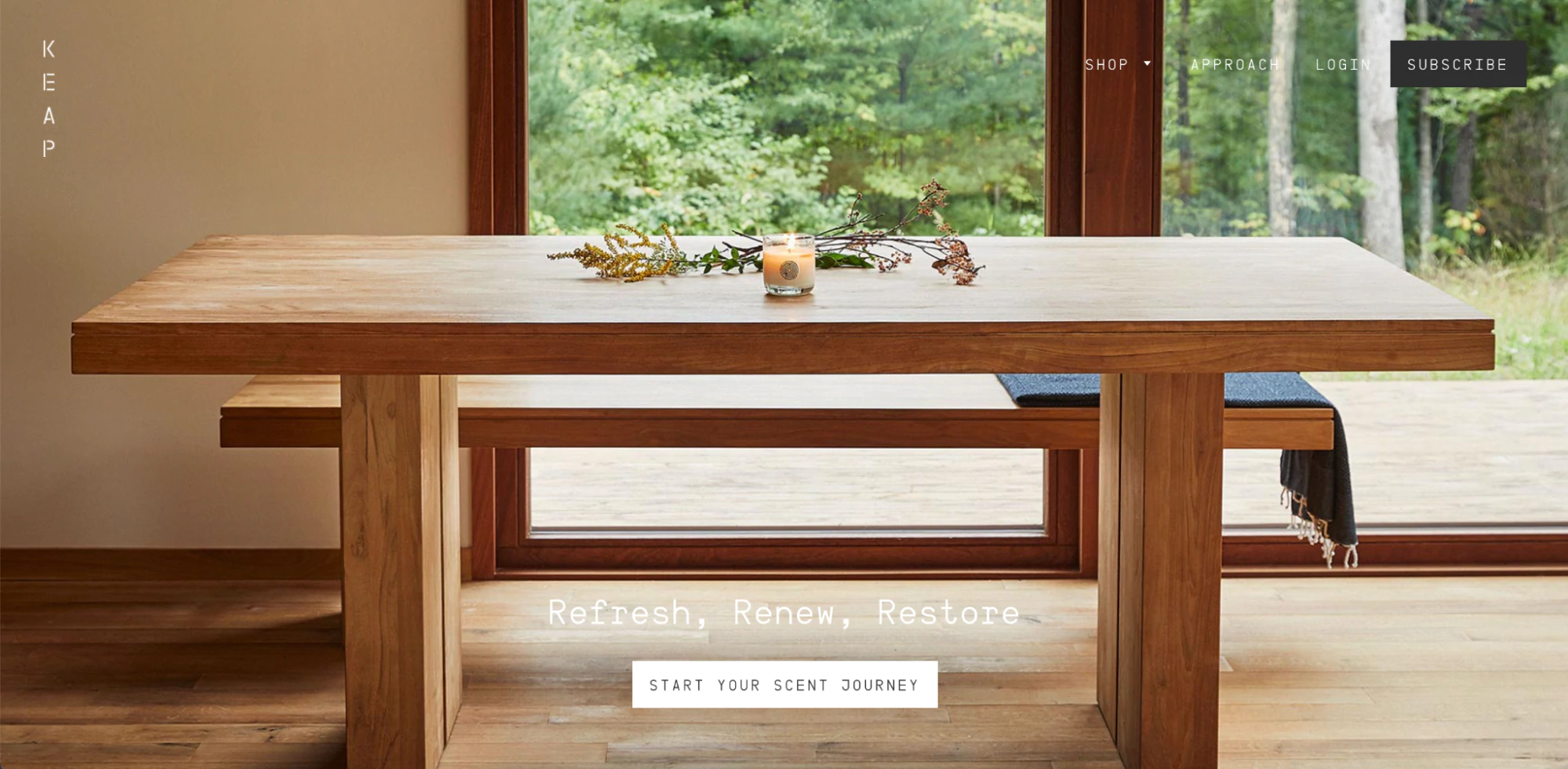 Das Website-Design von Keap konzentriert sich auf klare, einfache Bilder.