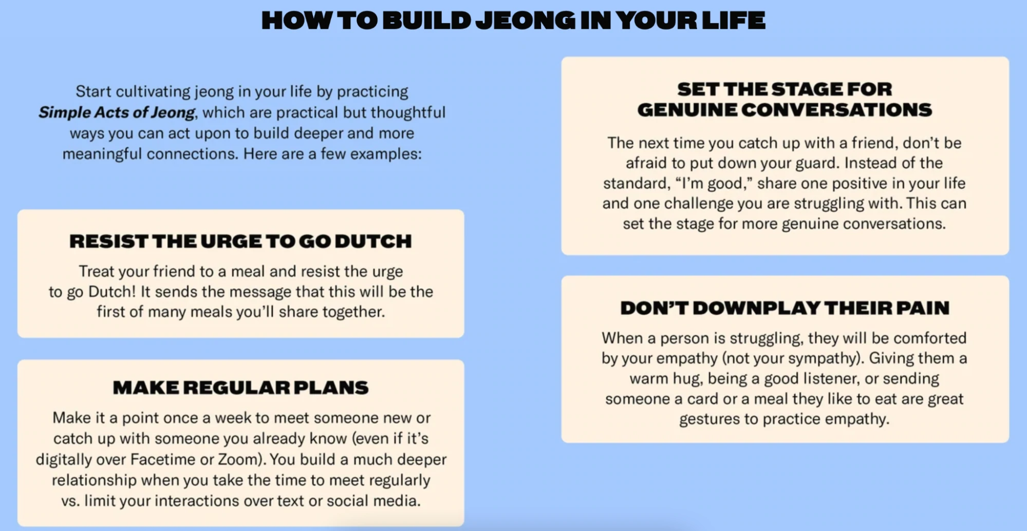 Testimonials-Features auf der Website von Then I Met You.