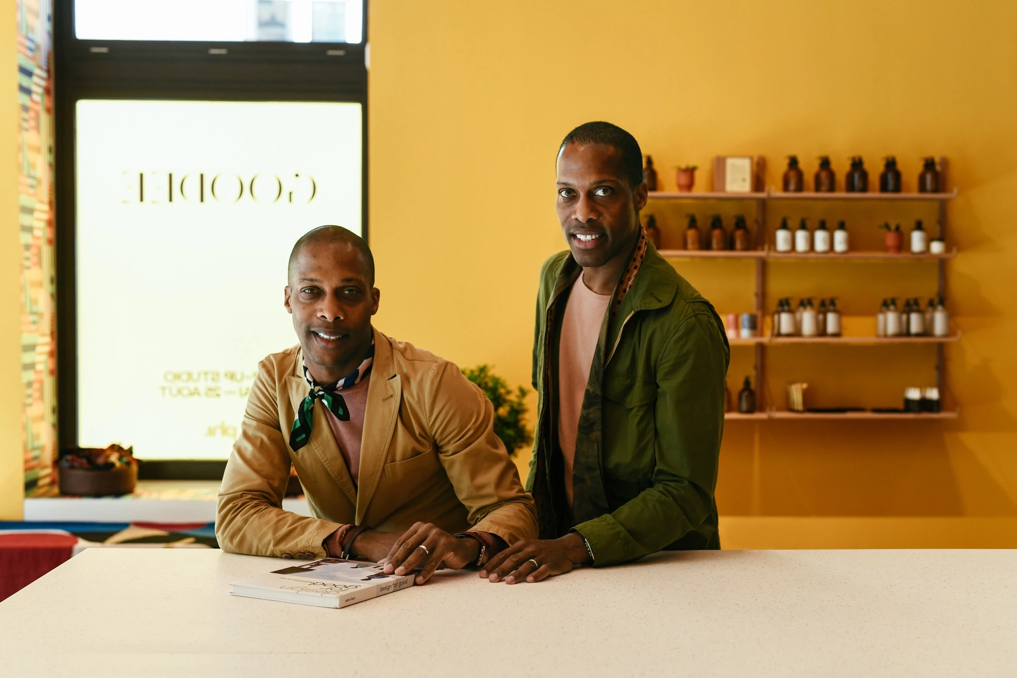 Ritratto dei fondatori di GOODEE, Byron e Dexter Peart