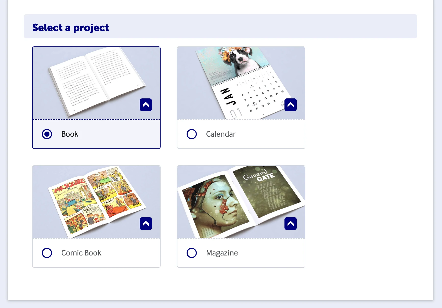 lulu xpress 按需打印書籍選項