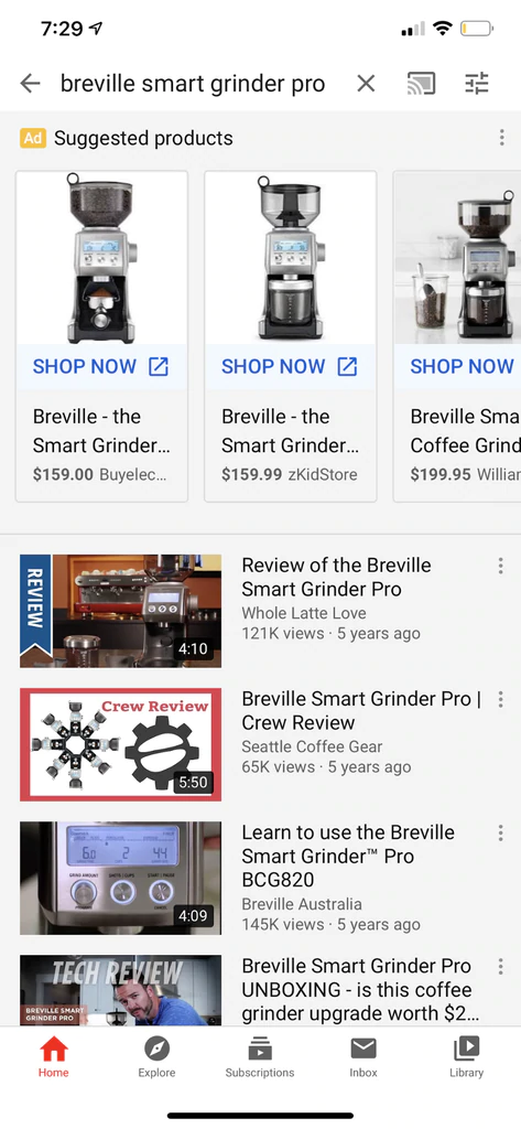 So sehen Shopping-Anzeigen in YouTube und im GDN aus