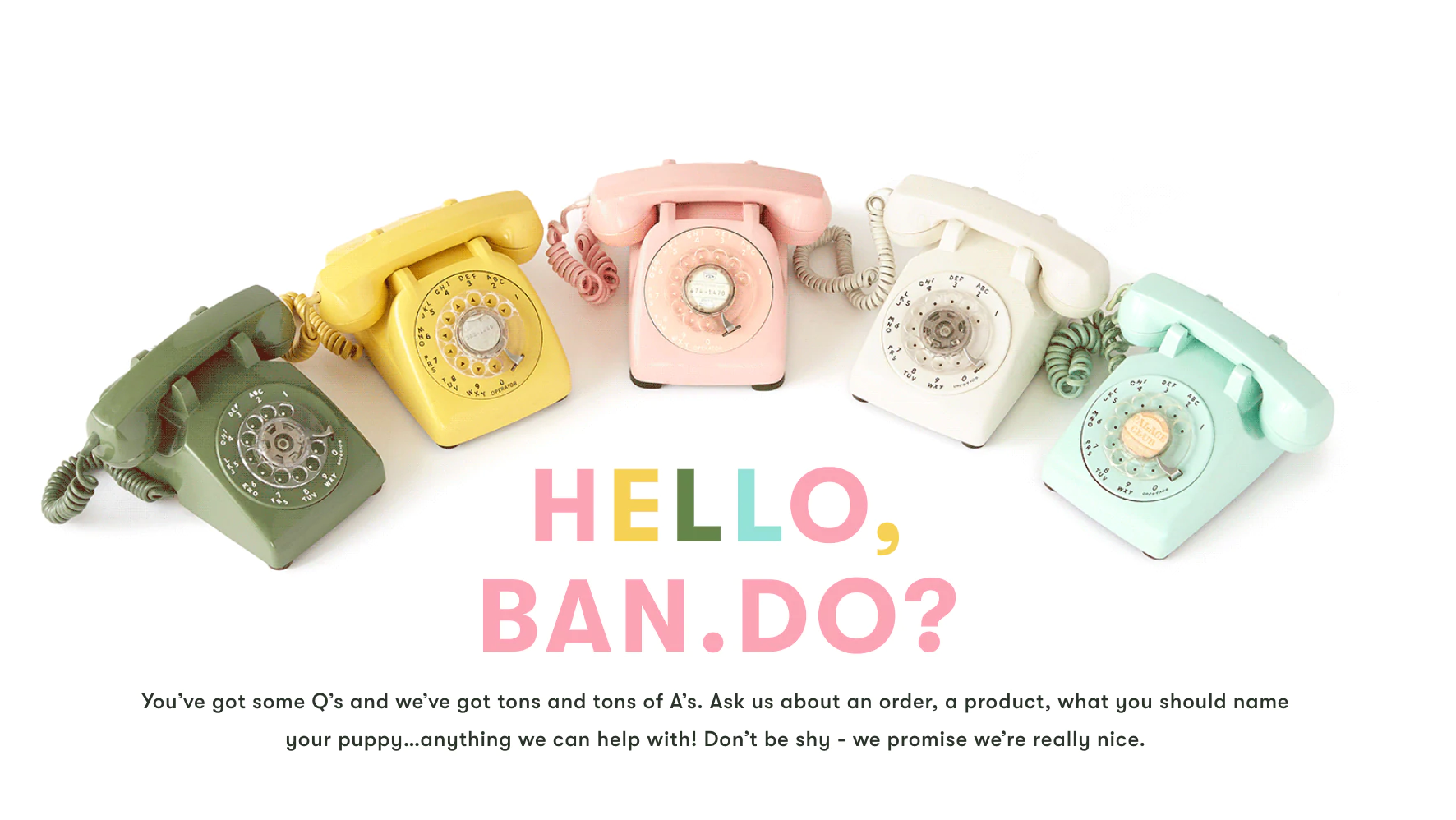 반도 문의 페이지 스크린샷