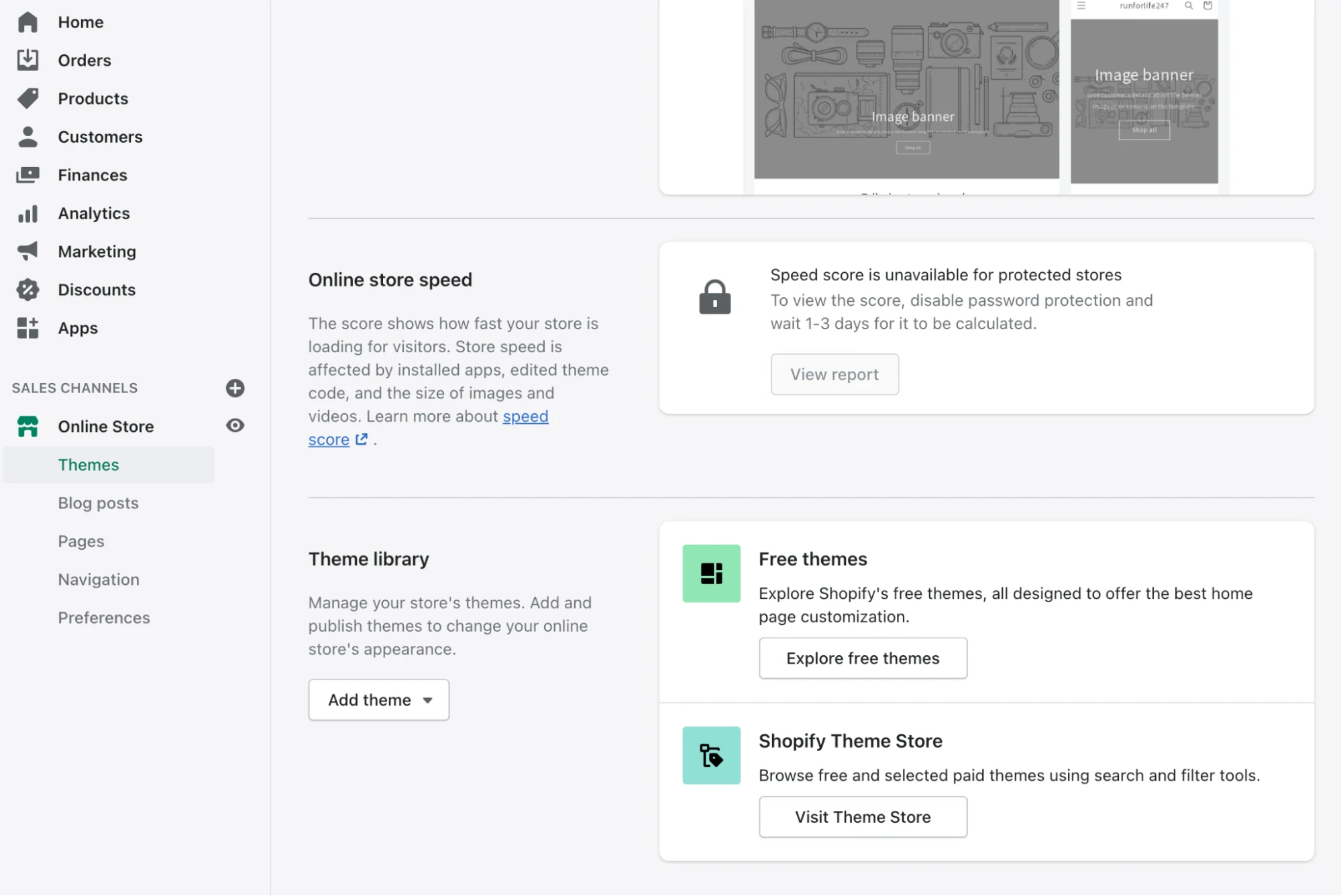 اختيار موضوع Shopify للمدونة
